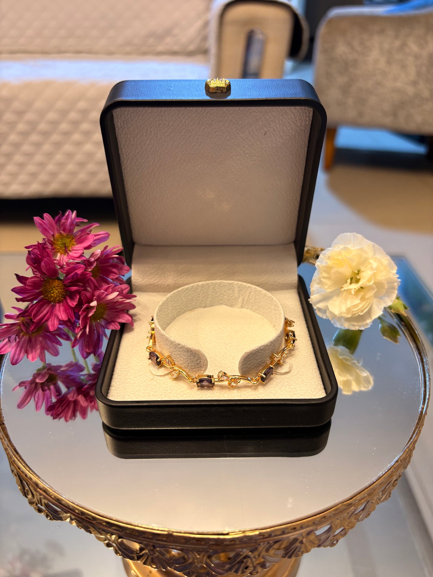 Pulsera Tulipán Bañada en Oro