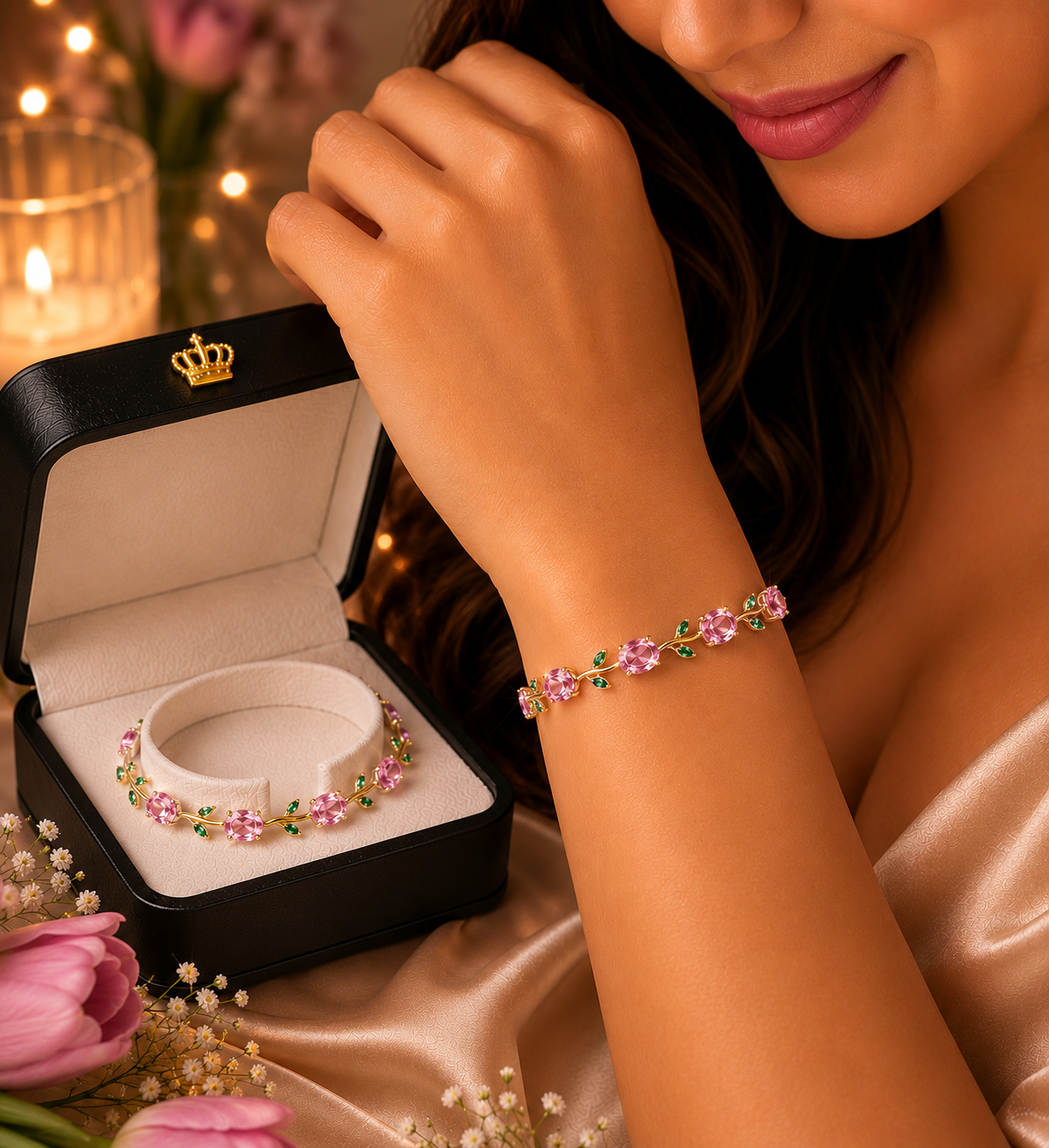 Pulsera Tulipán 🌷✨