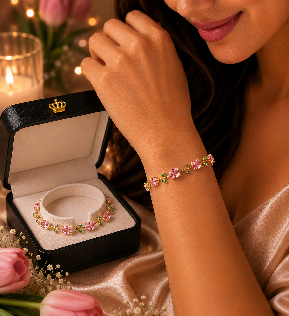 Pulsera Tulipán 🌷✨